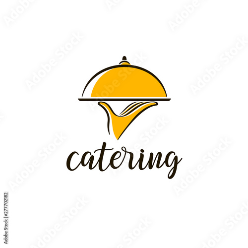 Vector logo design template. Catering service icon.