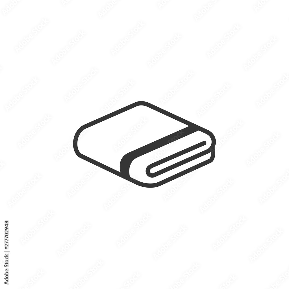 Towel icon template black color editable. Towel symbol vector sign isolated on white background. Simple logo vector illustration for graphic and web design. Towel icon template black color editable. Towel symbol vector sign isolated on white background. Simple logo vector illustration for graphic and web design.