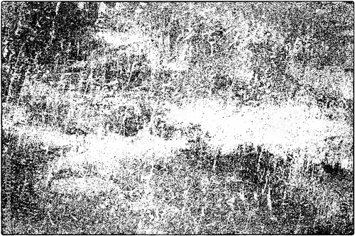Grunge background black and white. Vector texture of scratches, chips, cracks. Monochrome gloomy pattern of the old surface.