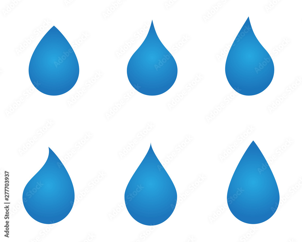 Water drop Logo Template vector illustration design Water drop Logo Template vector illustration design