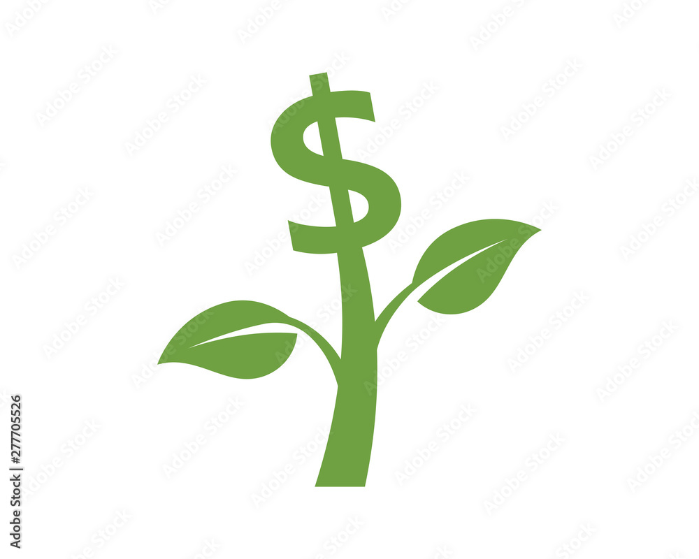 money tree  logo vector