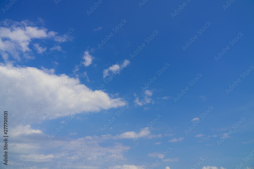 背景素材　青空と雲