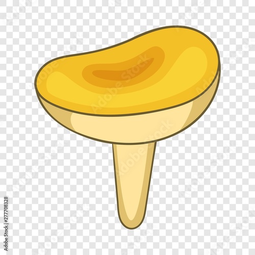 Saffron mushroom icon. Cartoon illustration of saffron mushroom vector icon for web design