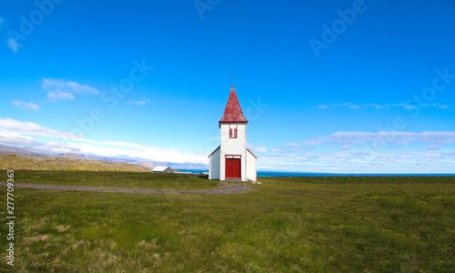 Church of Hellnar in Snaefellsnes Peninsula, Iceland