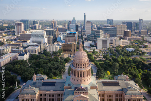 Aerial of Austin Texas photo