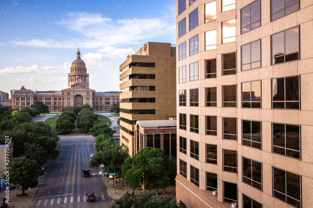 Obraz premium Aerial of Austin Texas