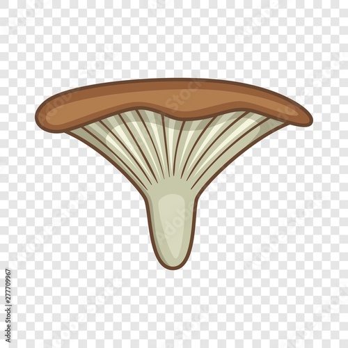 Clitocybe mushroom icon. Cartoon illustration of clitocybe mushroom vector icon for web design