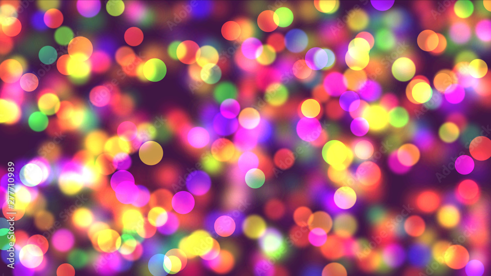spots bokeh color abstract background