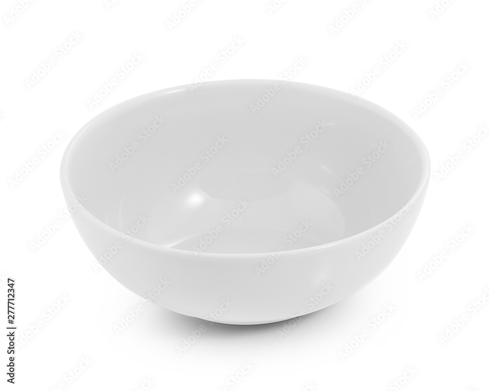 empty bowl on white background empty bowl on white background