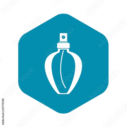 Parfume bottle icon. Simple illustration of parfume bottle vector icon for web