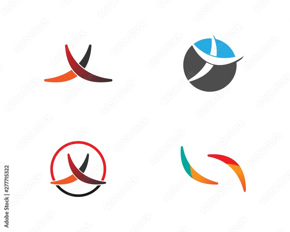 Boomerang Logo vector template Boomerang Logo vector template