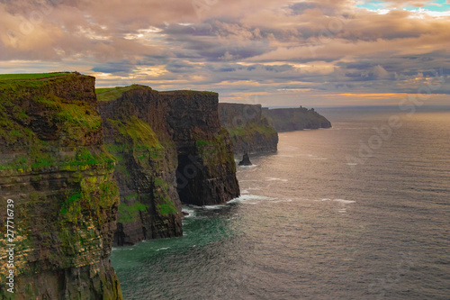 Cliffs of Moher at Sunset in Ireland