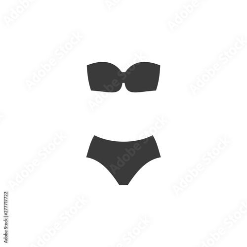 Swimsuit icon template color editable. Swimsuit symbol vector sign isolated on white background. Simple logo vector illustration for graphic and web design.