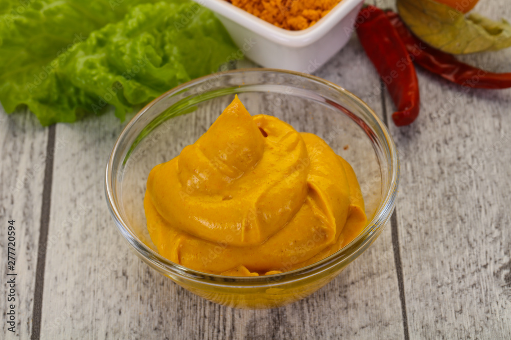 Curry sauce in the bowl Curry sauce in the bowl