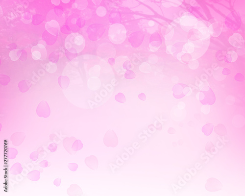 abstract background with sakura
