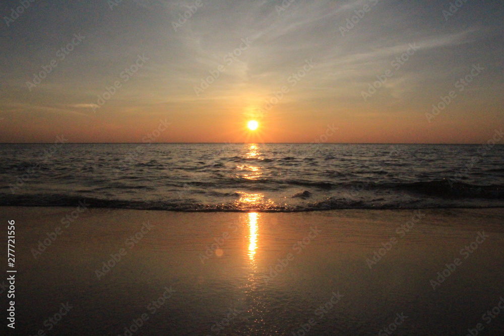 Obraz premium sunset at sea