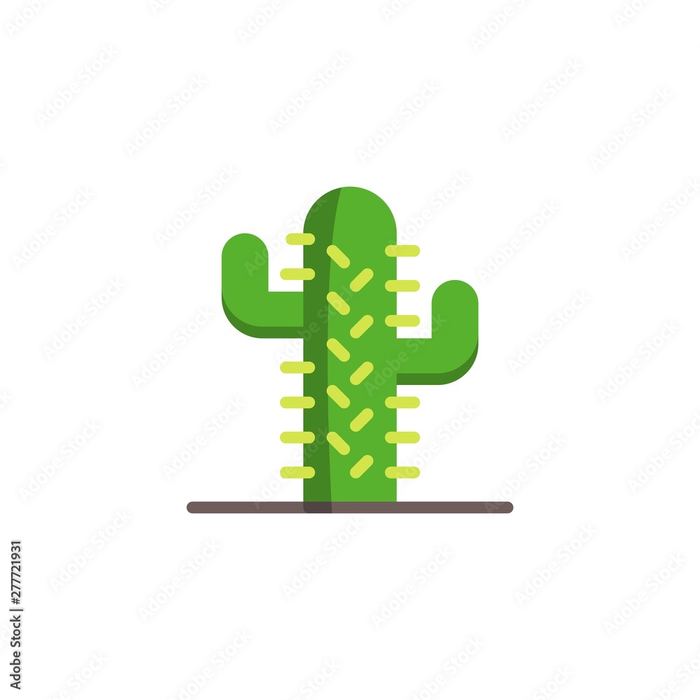 Cactus, desert plant flat icon, vector sign, Saguaro cactus colorful pictogram isolated on white. Symbol, logo illustration. Flat style design Cactus, desert plant flat icon, vector sign, Saguaro cactus colorful pictogram isolated on white. Symbol, logo illustration. Flat style design