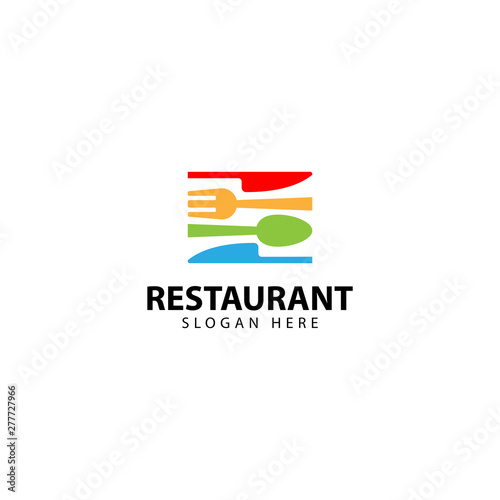 Free Download Restaurant Logo Design with forks, spoons and knives - GFXLoad