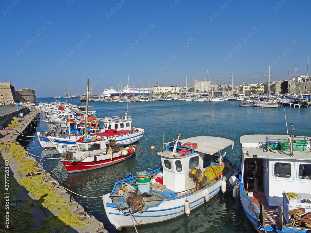 Crète, Port de Heraklion 