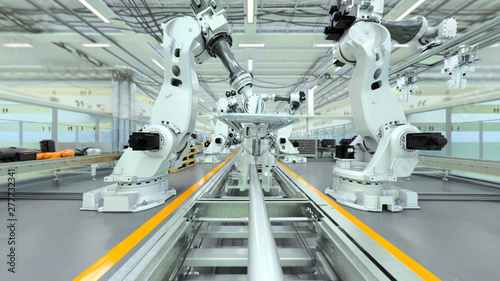 Industrial Robot Factory photo