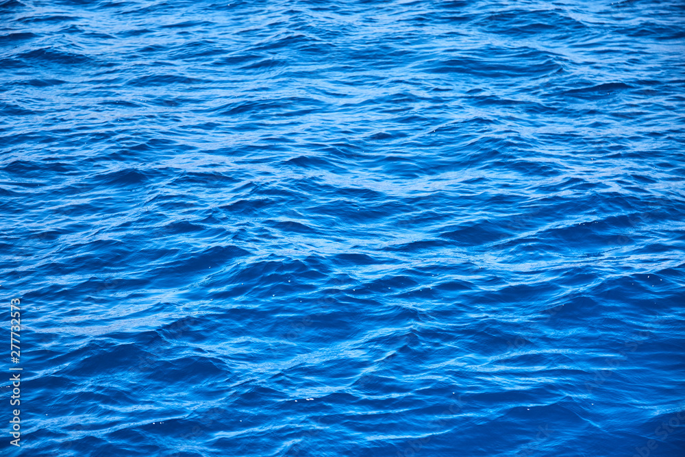 surface of the azure water surface of the azure water