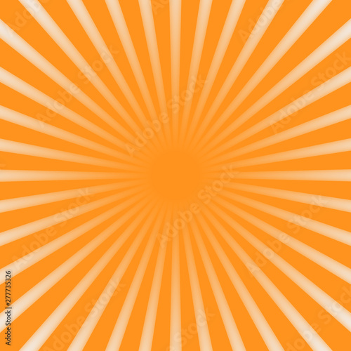 vector background with orange rays