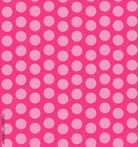 Pink background with light spots, polka dot texture. raster illustration for prints and posters