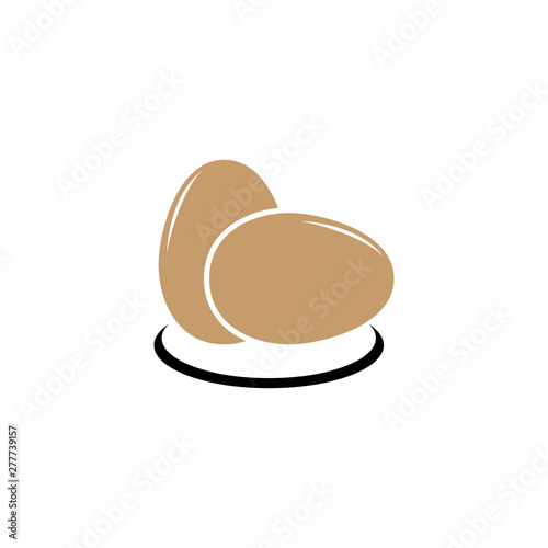 Egg icon Template Vector Design Illustration - Vector
