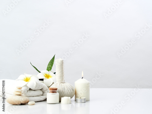 Herbal compress and spa massage