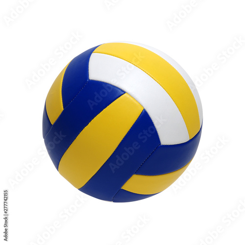 Volleyball ball on white