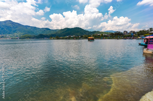 Amazing view of Phewa lake from Bharai Temple. photo