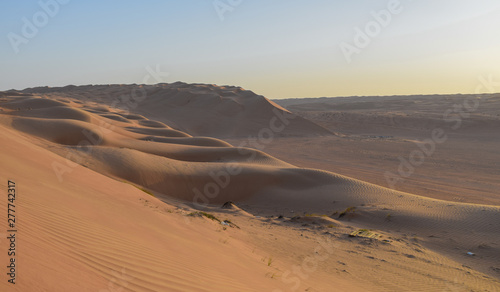 Dunas interminables en el desierto 