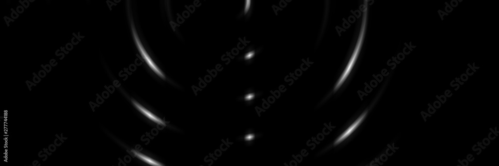 Digital Art, panoramic abstract 3D objects with soft lighting, Germany