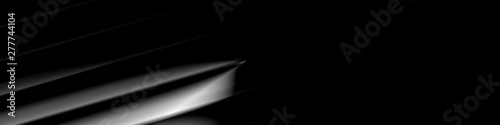 Digital Art, panoramic abstract 3D objects with soft lighting, Germany