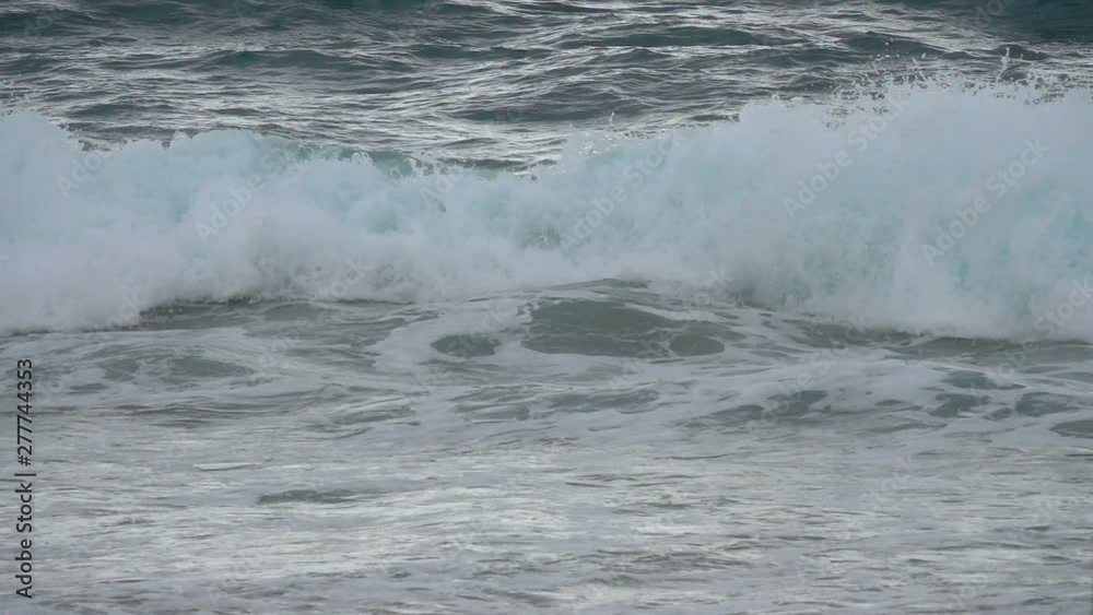 Slow motion sea waves. Filmed at a speed of 240fps Slow motion sea waves. Filmed at a speed of 240fps