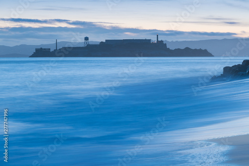 The Alcatraz island in San Francisco, California, USA.