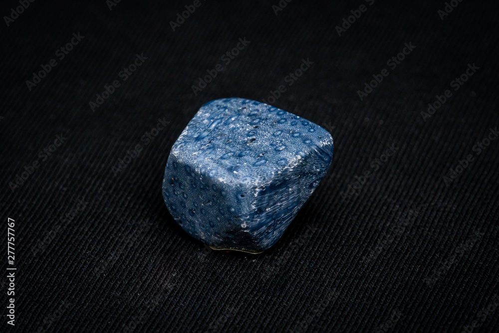 Blue sponge coral stone gem amazing texture in different blue tones Blue sponge coral stone gem amazing texture in different blue tones