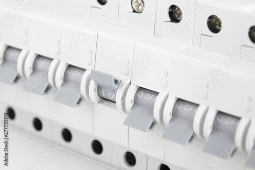 circuit breakers, toggle off and control of electricity supply, fuse for safety from electric shock