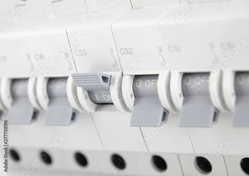 circuit breakers, toggle off and control of electricity supply, fuse for safety from electric shock