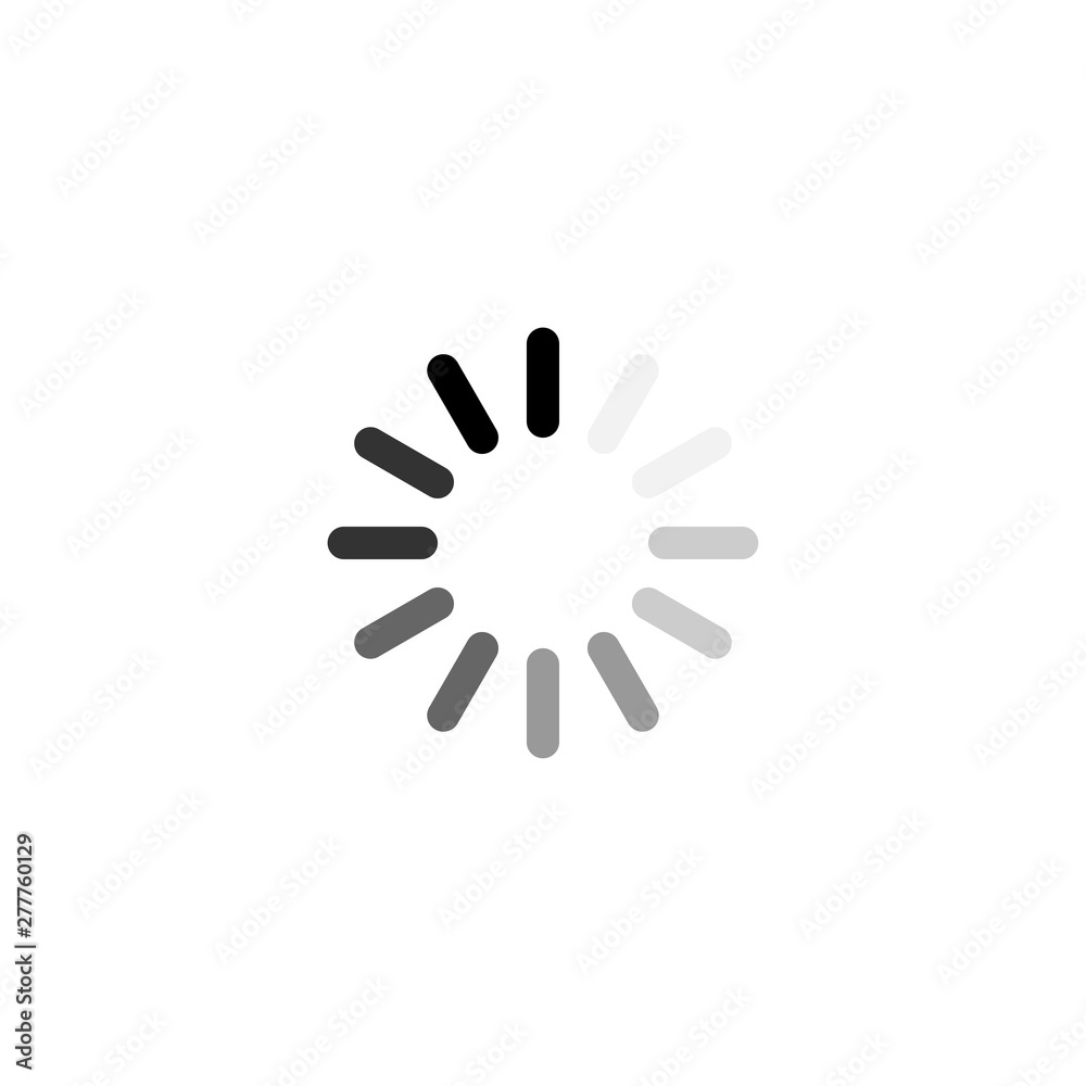 Loading Icon Vector Illustration - Vector Loading Icon Vector Illustration - Vector