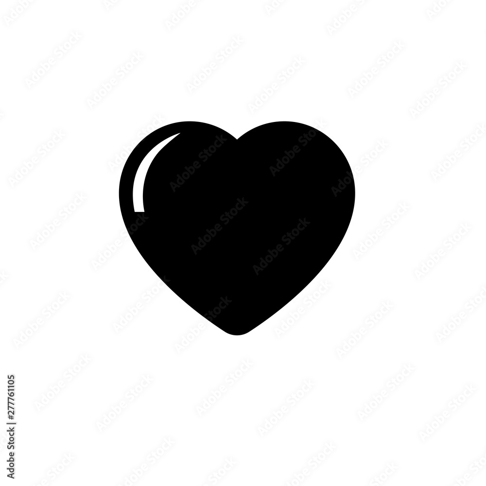 Heart Love Icon Vector Illustration - Vector Heart Love Icon Vector Illustration - Vector