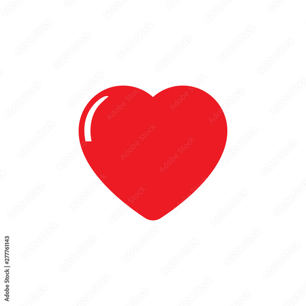 Heart Love Icon Vector Illustration - Vector