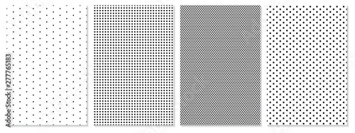 Polka dot pattern vector. Baby background. © KrikHill