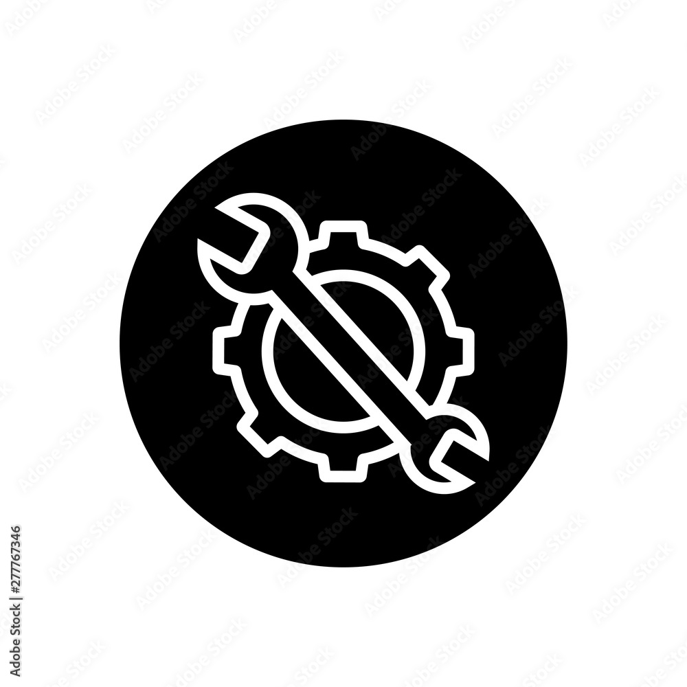 tool service icon template vector illustration - vector tool service icon template vector illustration - vector