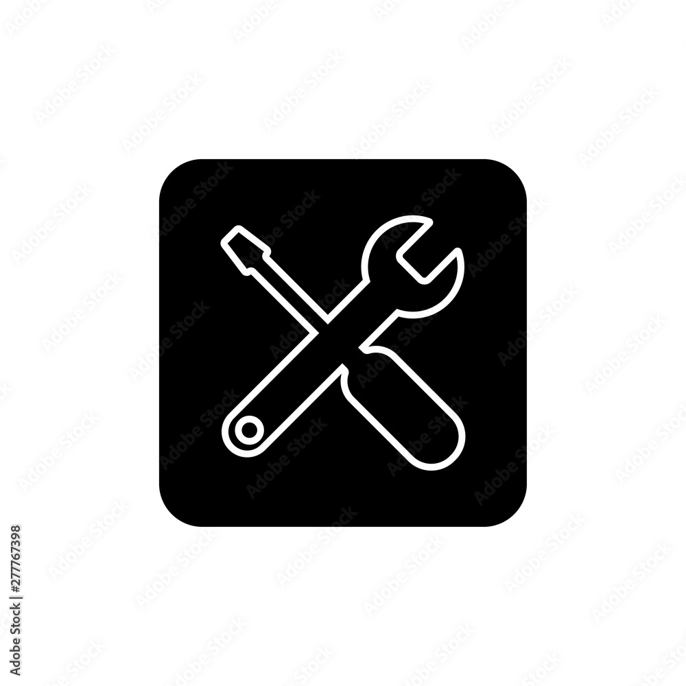 tool service icon template vector illustration - vector tool service icon template vector illustration - vector