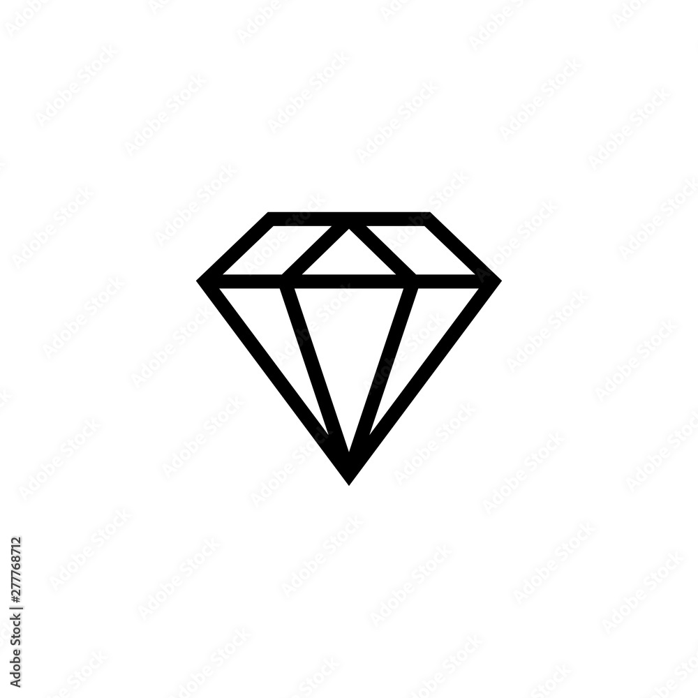 diamond icon template vector design illustration - vector diamond icon template vector design illustration - vector