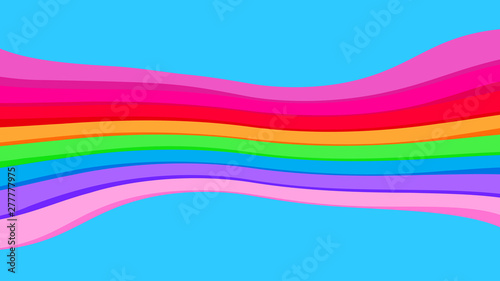 blue colors and rainbow wave for background, abstract colorful wave line, wallpaper rainbow curve multicolor stripes, rainbow art line colors for graphic design, multi colors modern art line style