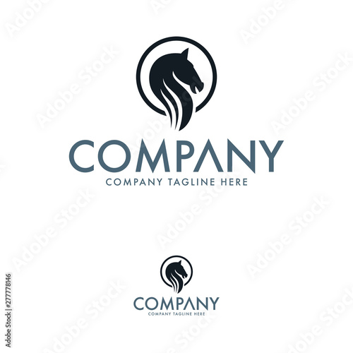 Horse Logo Design. Company Logo Template