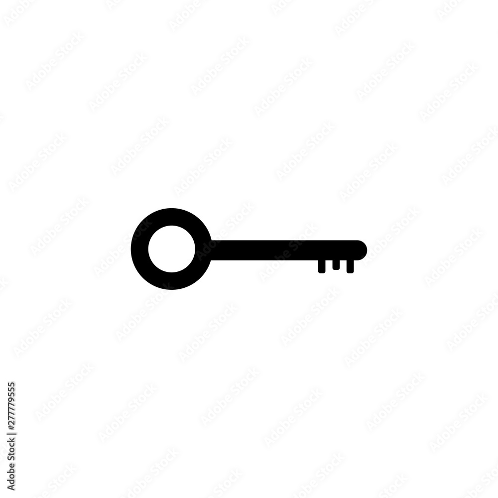 Key icon template vector illustration - vector Key icon template vector illustration - vector