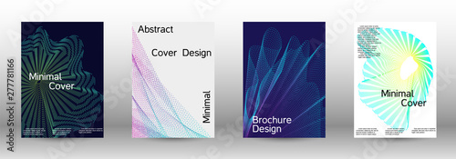 Cover design template set 